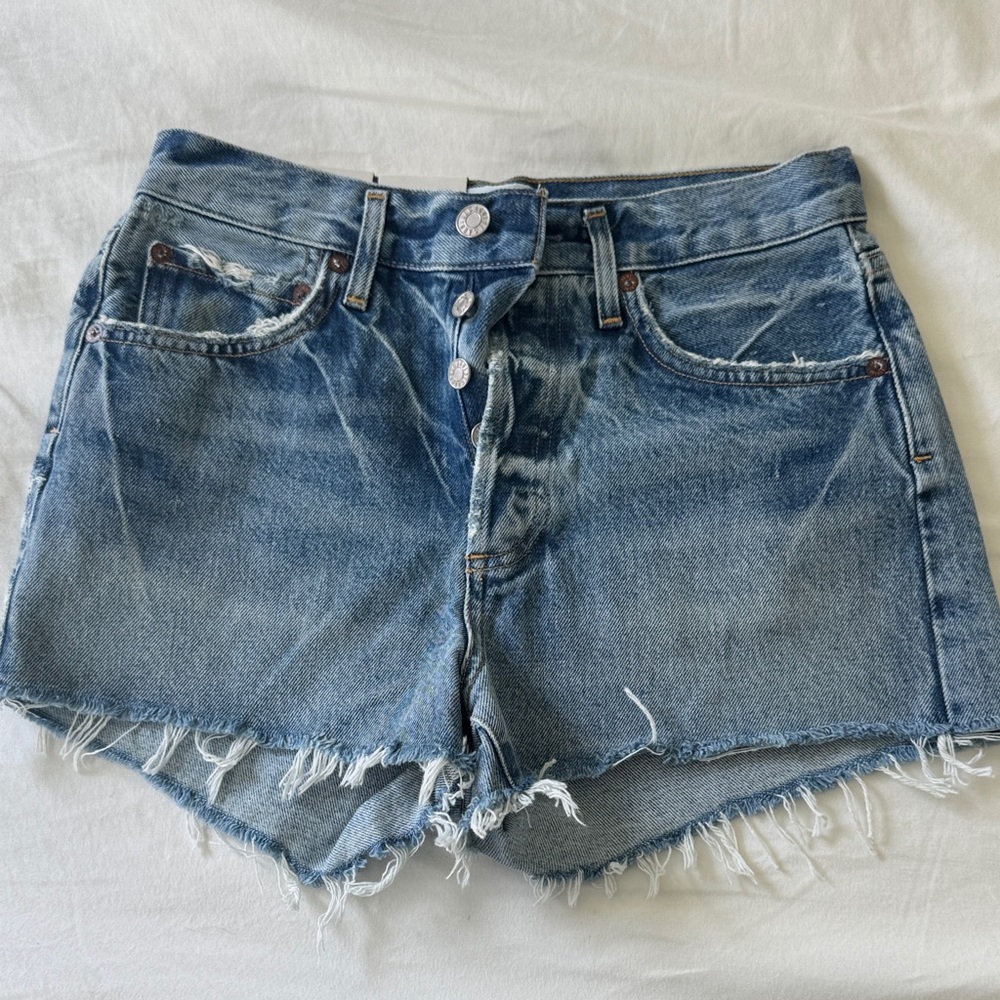 Agolde PARKER Vintage Cutoff Denim Jean Shorts